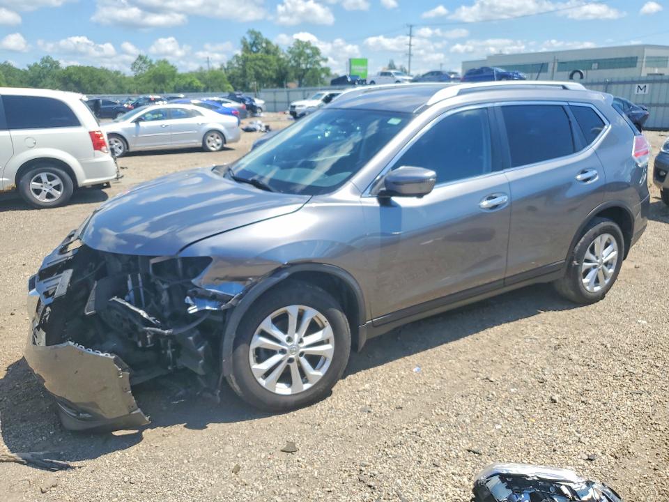 NISSAN ROGUE 2016 с VIN KNMAT2MV4GP620820 - Фото с аукциона