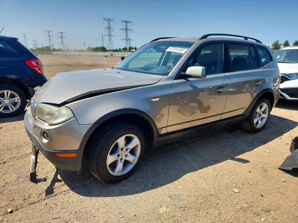 BMW X3 2008 with VIN WBXPC93428WJ18135 - Photo from auction