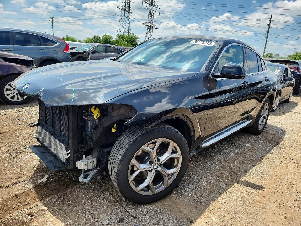 BMW X4 2021 with VIN 5UX2V1C09M9D79577 - Photo from auction