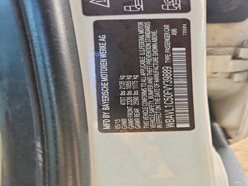 Foto 14 de la subasta – 2015 BMW X1 con VIN WBAVL1C50FVY39889