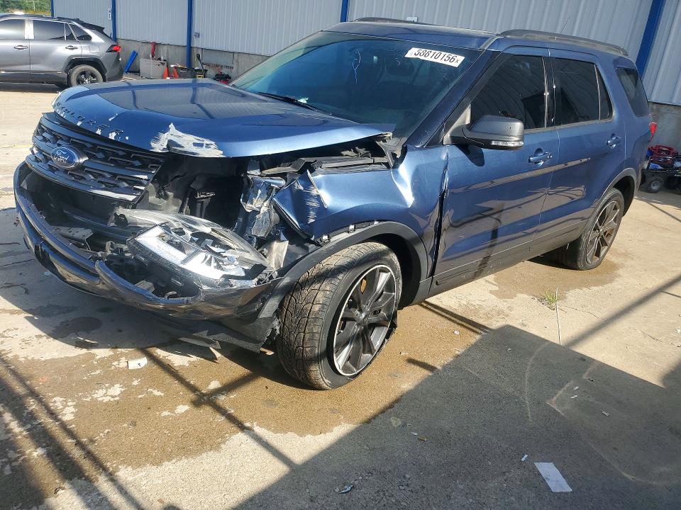 FORD EXPLORER 2018 with VIN 1FM5K8D82JGB28744 - Photo from auction