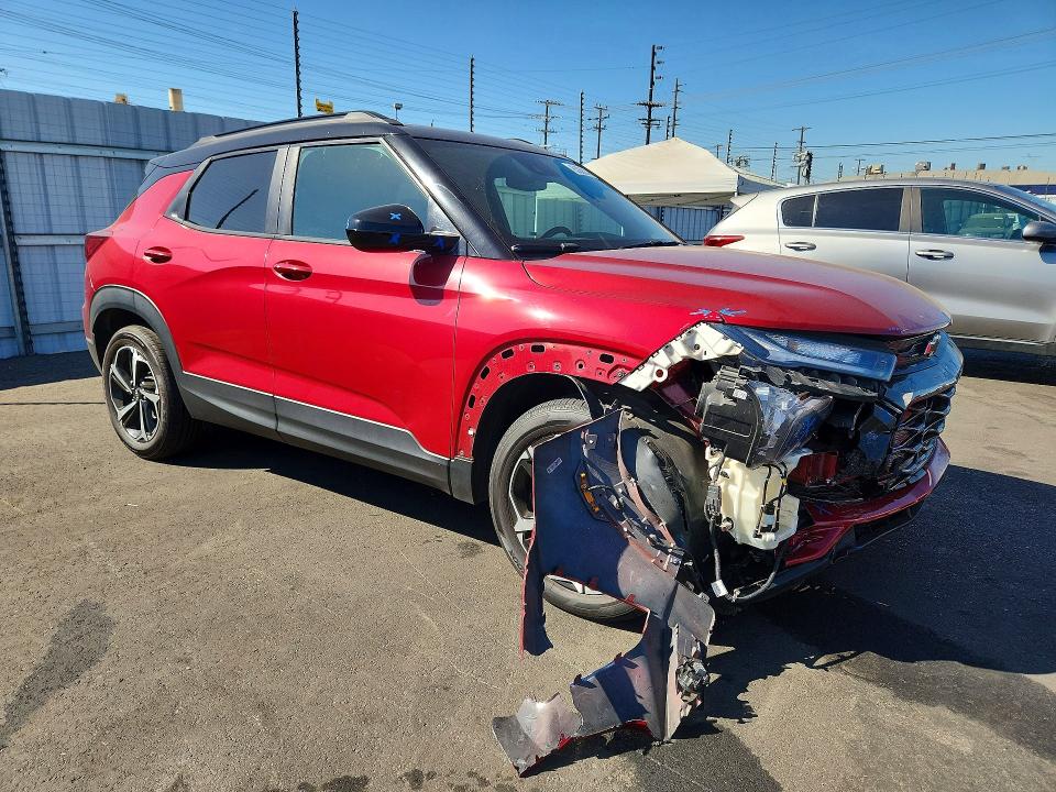 Photo 4 from auction – 2021 CHEVROLET TRAILBLAZER with VIN KL79MTSL4MB148132