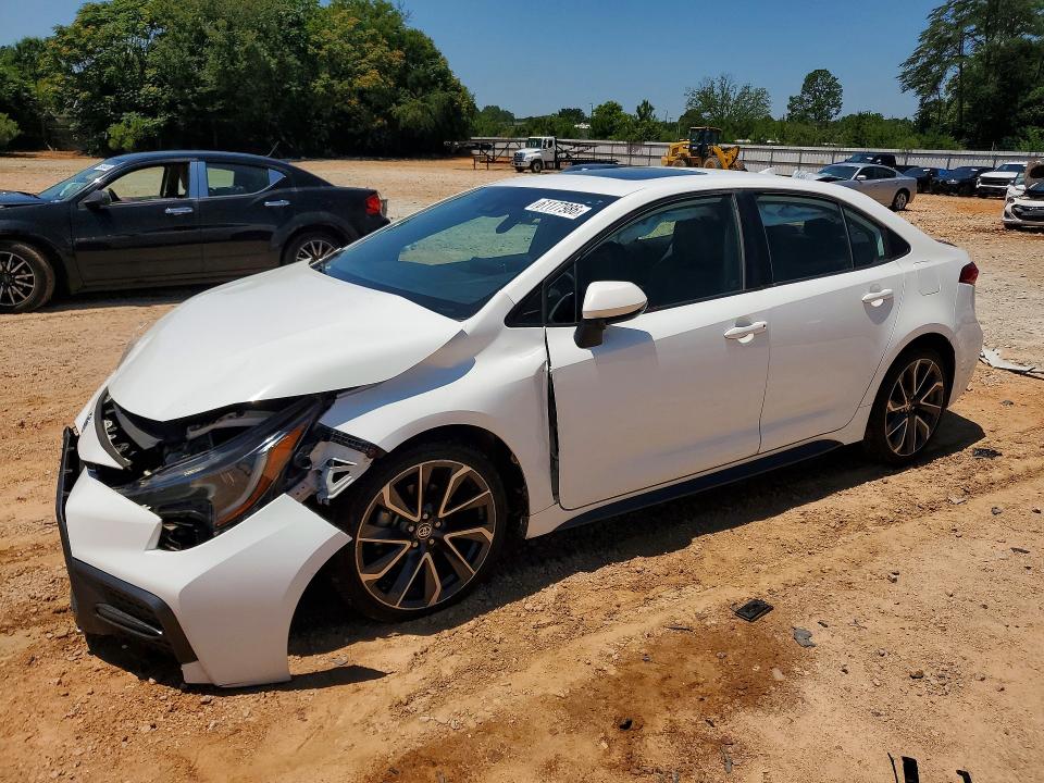 TOYOTA COROLLA 2020 with VIN 5YFT4RCE0LP038626 - Photo from auction