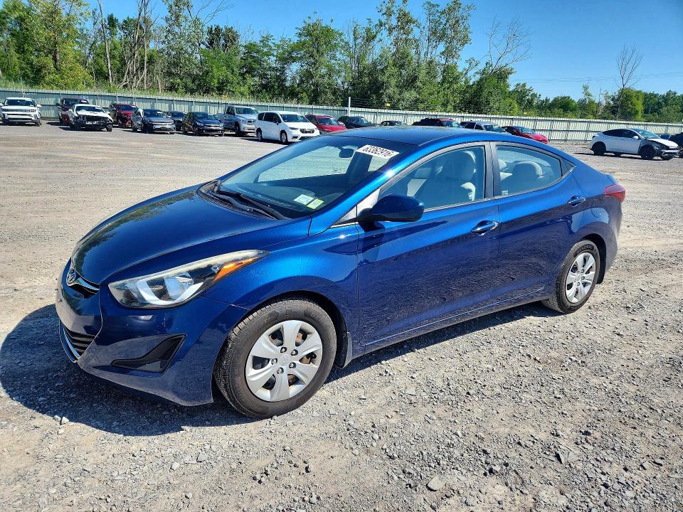 HYUNDAI ELANTRA 2016 with VIN 5NPDH4AEXGH758291 - Photo from auction
