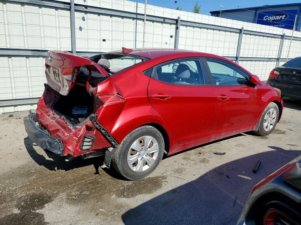 Photo 3 from auction – 2016 HYUNDAI ELANTRA with VIN KMHDH4AE1GU640390