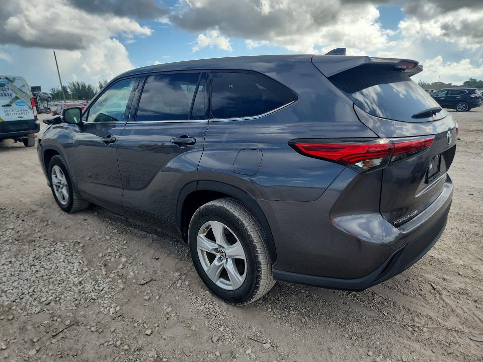 Photo 2 from auction – 2021 TOYOTA HIGHLANDER with VIN 5TDCZRAH4MS517459