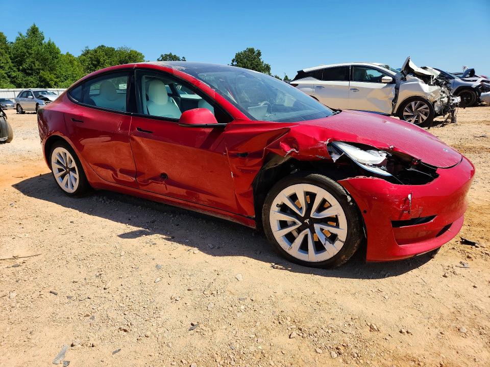 Photo 4 from auction – 2022 TESLA MODEL 3 with VIN 5YJ3E1EB2NF179794