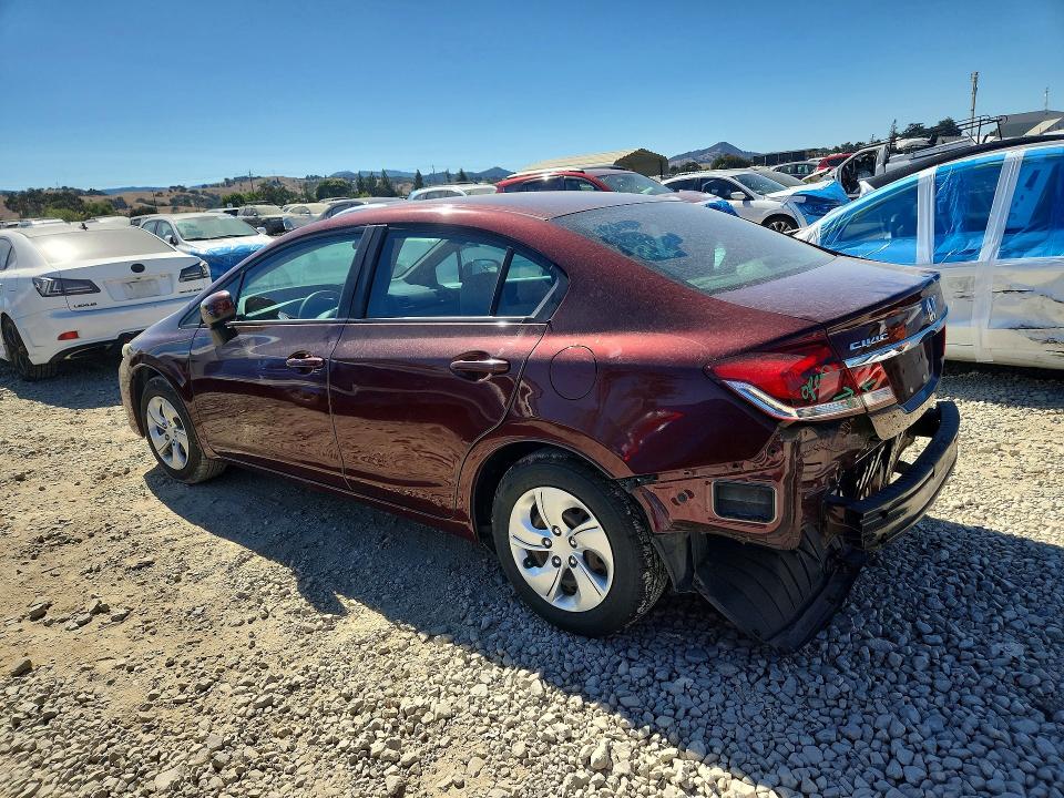 Photo 2 from auction – 2015 HONDA CIVIC with VIN 19XFB2F53FE705894