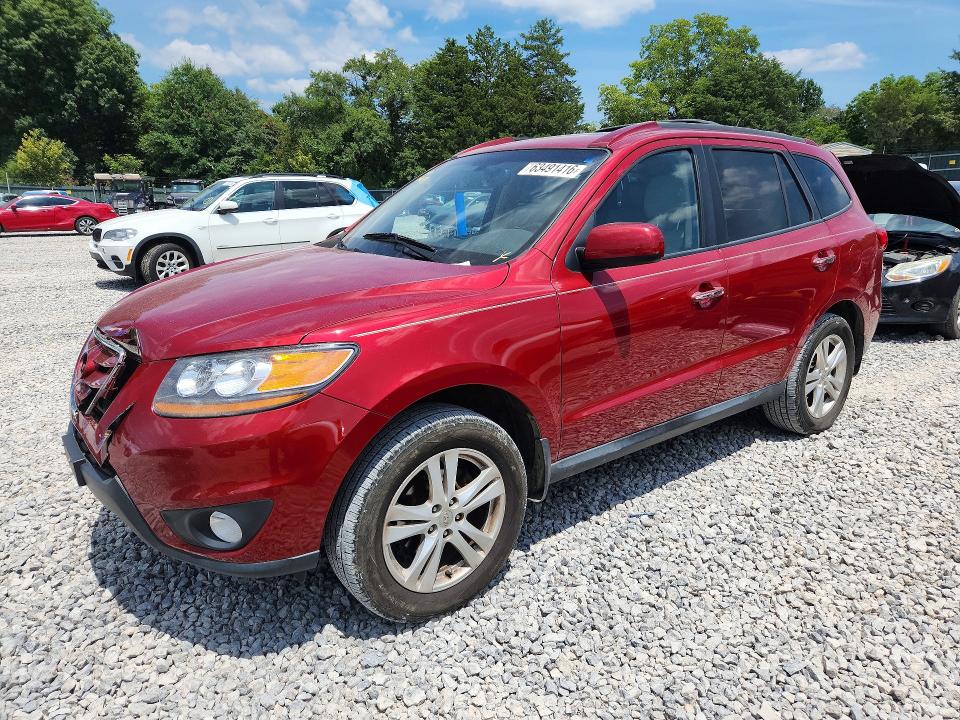 HYUNDAI SANTA FE 2010 with VIN 5NMSKDAG2AH340726 - Photo from auction