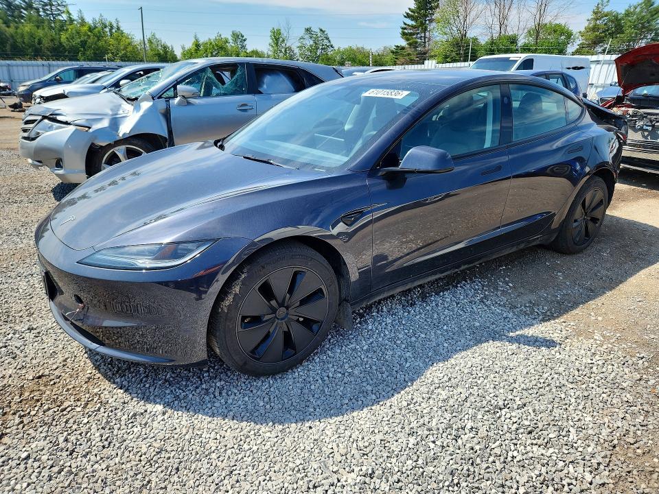 TESLA MODEL 3 2024 with VIN LRW3E7FA9RC277441 - Photo from auction