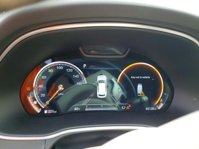 Photo 9 from auction – 2021 GENESIS GV80 with VIN KMUHCESC2MU046780