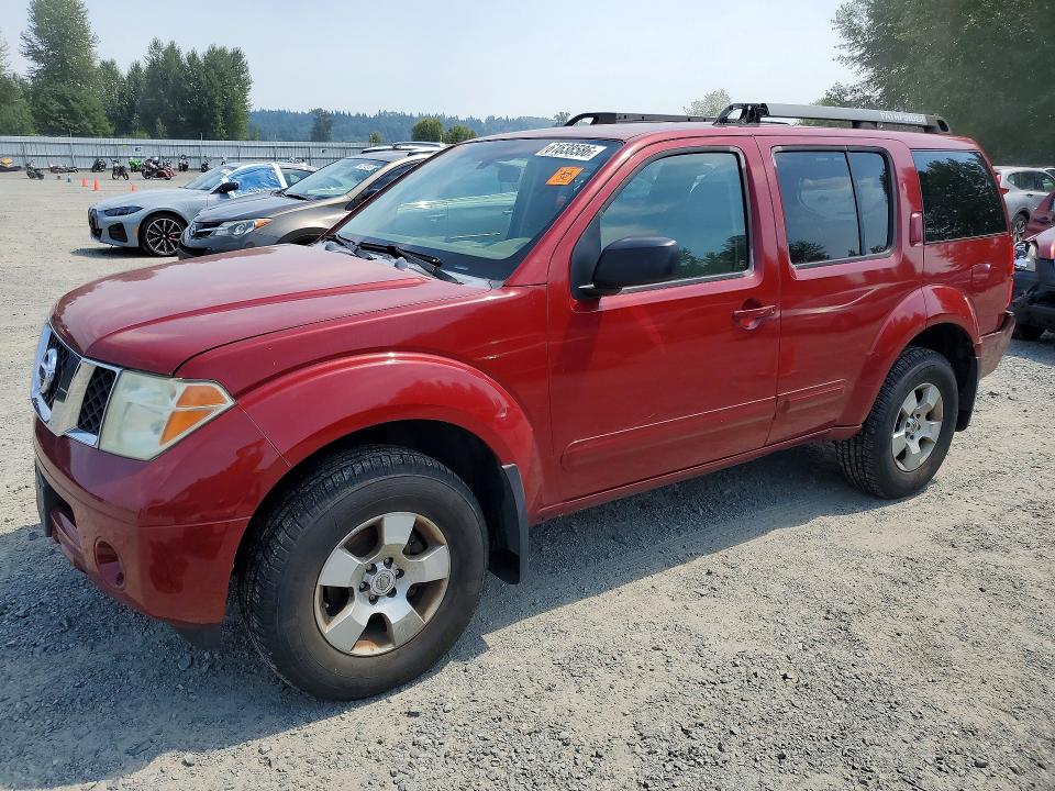 NISSAN PATHFINDER 2005 with VIN 5N1AR18W35C769022 - Photo from auction