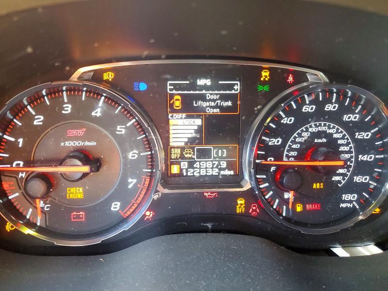 Zdjęcie 9 z aukcji – 2018 SUBARU WRX z VIN JF1VA2M65J9821028