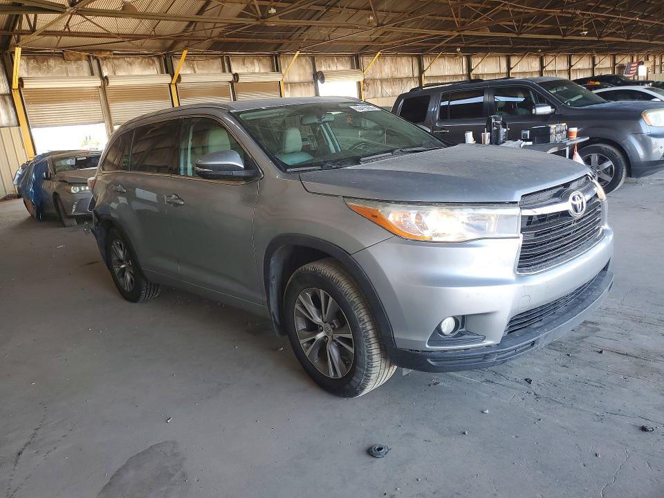 Photo 4 from auction – 2014 TOYOTA HIGHLANDER with VIN 5TDJKRFH4ES019641