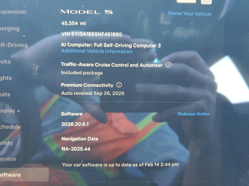 Снимка 9 от търг – 2022 TESLA MODEL S с VIN 5YJSA1E55NF491660