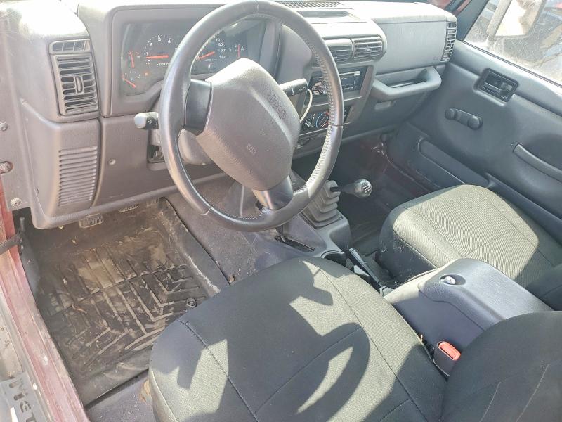 Photo 8 from auction – 2002 JEEP WRANGLER / TJ with VIN 1J4FA49S02P767418