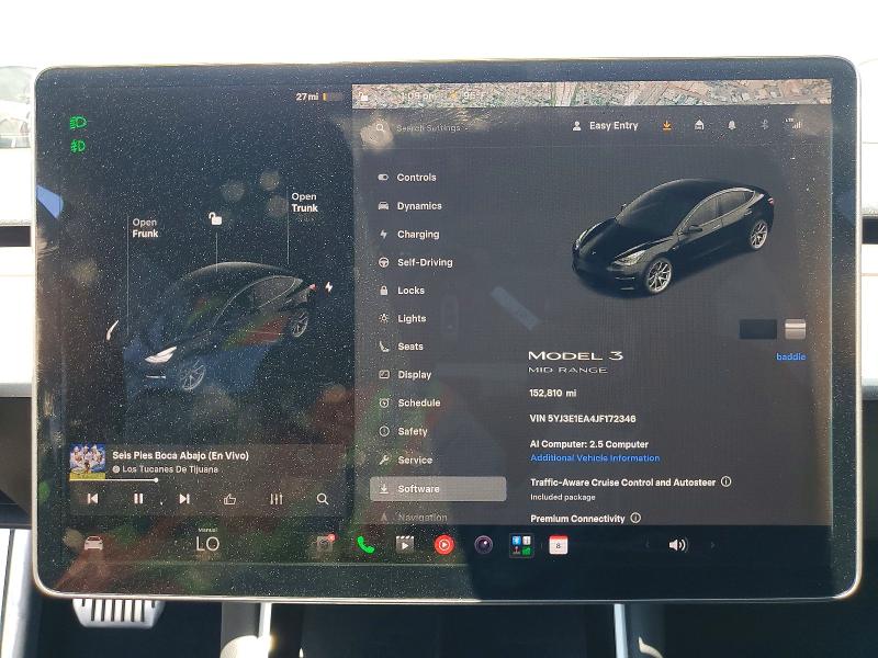 Photo 9 from auction – 2018 TESLA MODEL 3 with VIN 5YJ3E1EA4JF172346