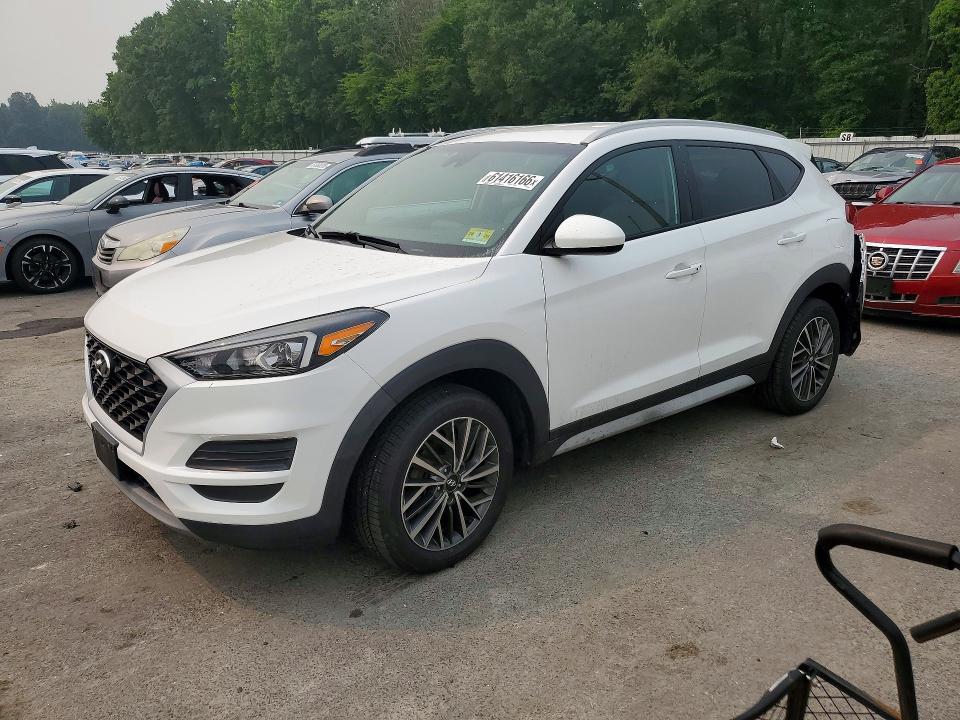 HYUNDAI TUCSON 2021 with VIN KM8J3CAL2MU370298 - Photo from auction