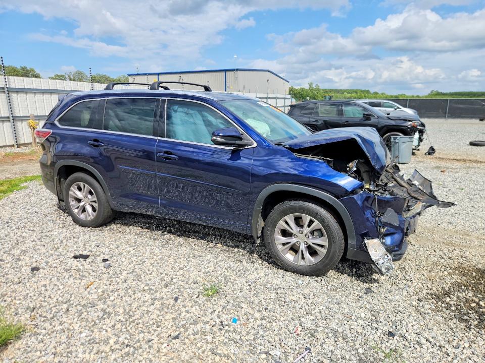 Photo 4 from auction – 2015 TOYOTA HIGHLANDER with VIN 5TDKKRFH6FS069768