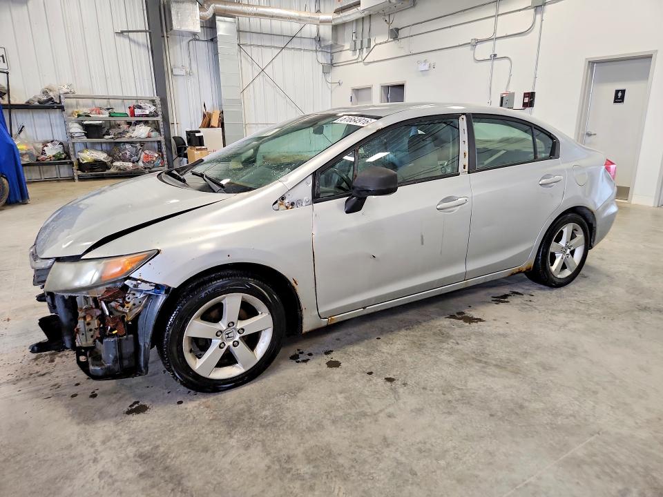 HONDA CIVIC 2012 with VIN 2HGFB2E47CH016855 - Photo from auction