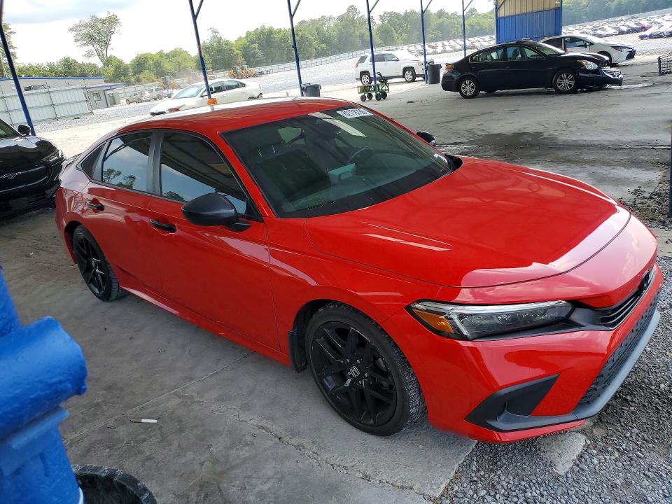 Photo 4 from auction – 2022 HONDA CIVIC with VIN 2HGFE2F52NH600906