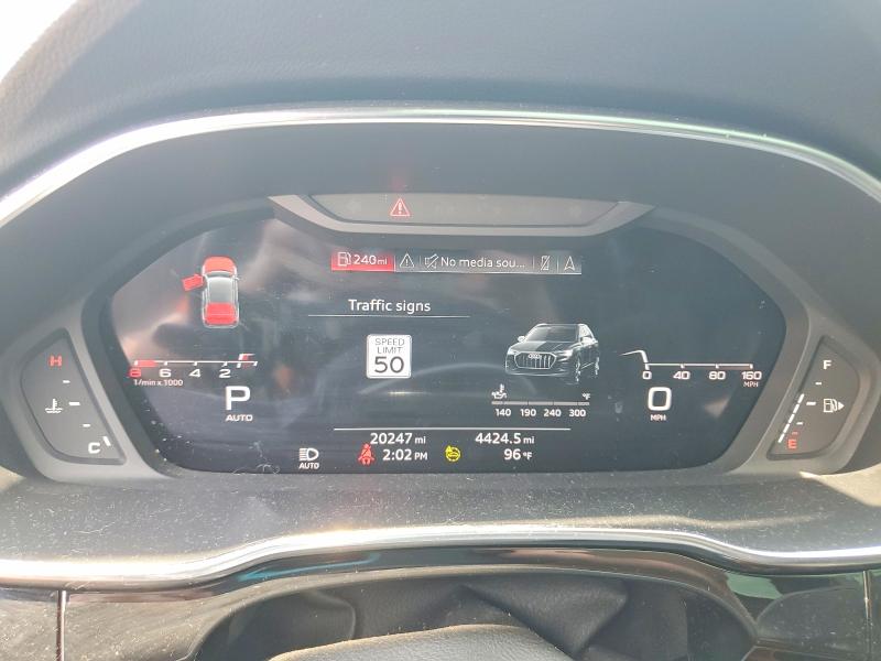Photo 9 from auction – 2024 AUDI Q3 with VIN WA1EECF31R1093901
