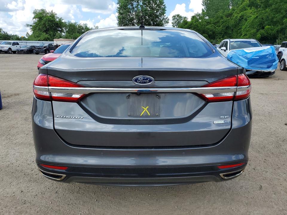 Photo 6 from auction – 2017 FORD FUSION with VIN 3FA6P0T90HR361598