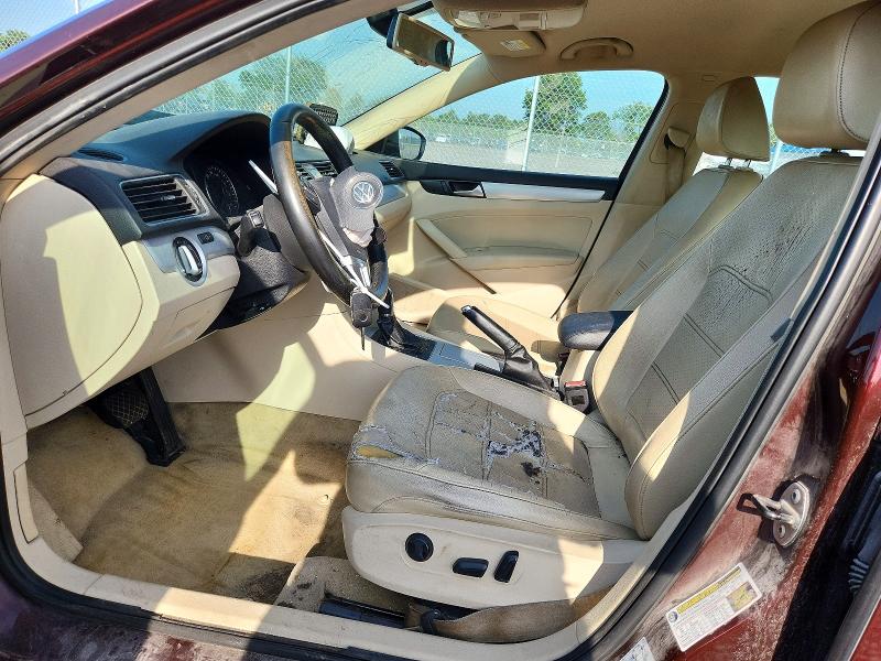 Photo 7 from auction – 2012 VOLKSWAGEN PASSAT with VIN 1VWBP7A38CC099396