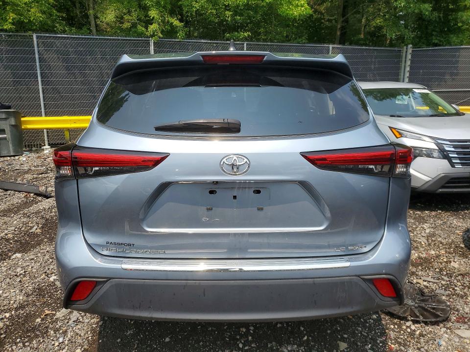 Photo 6 from auction – 2022 TOYOTA HIGHLANDER with VIN 5TDBZRBHXNS243907