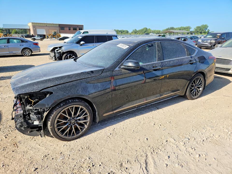 GENESIS G80 2018 with VIN KMHGN4JB3JU222285 - Photo from auction