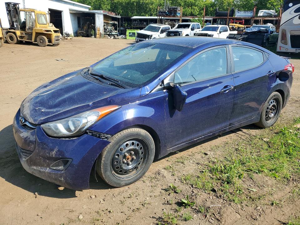 HYUNDAI ELANTRA 2013 with VIN 5NPDH4AE5DH265937 - Photo from auction