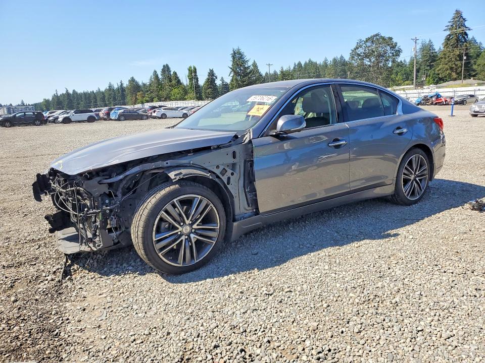 INFINITI Q50 2017 with VIN JN1EV7AR4HM835605 - Photo from auction