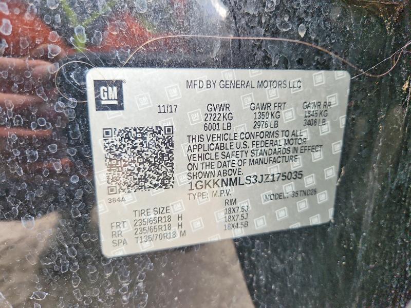 Photo 14 from auction – 2018 GMC ACADIA with VIN 1GKKNMLS3JZ175035