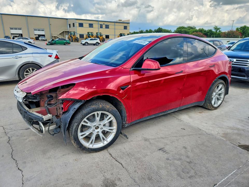 TESLA MODEL Y 2021 with VIN 5YJYGDEE8MF241628 - Photo from auction