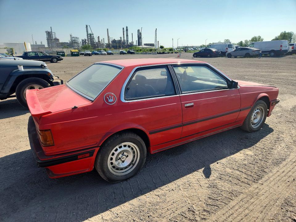 Photo 3 from auction – 1984 MASERATI BITURBO with VIN ZAMAL1105EB317084