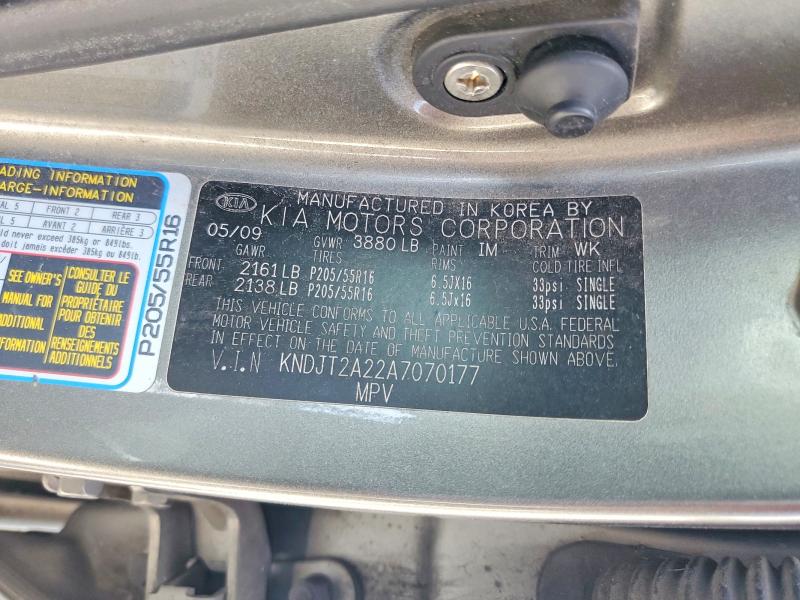 Photo 14 from auction – 2010 KIA SOUL with VIN KNDJT2A22A7070177
