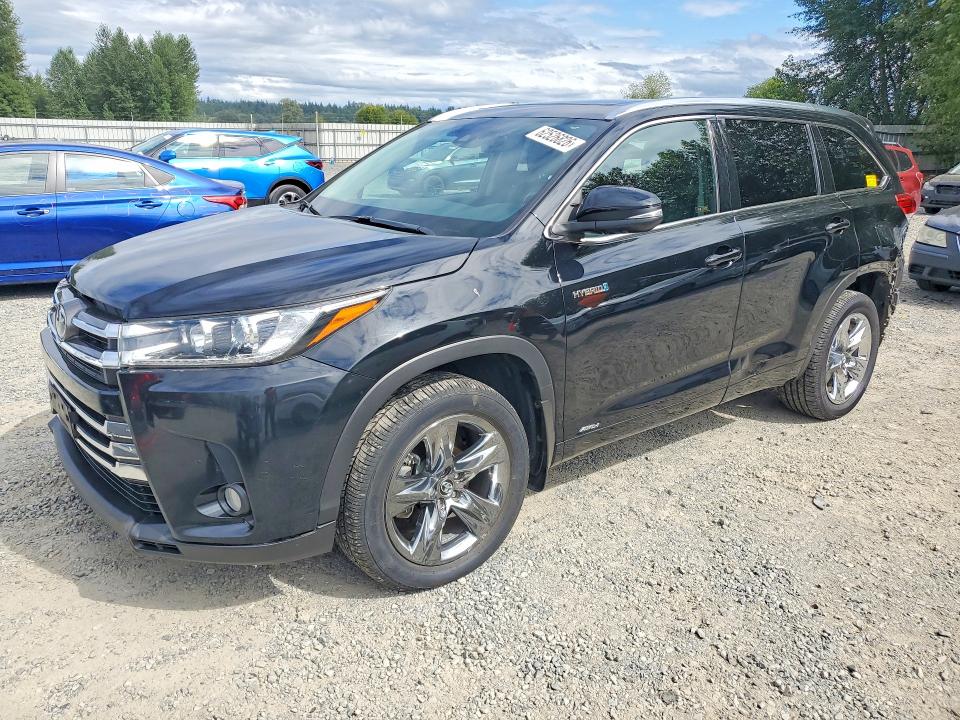 Снимка 1 от търг – 2018 TOYOTA HIGHLANDER HYBRID с VIN 5TDDGRFH3JS044894