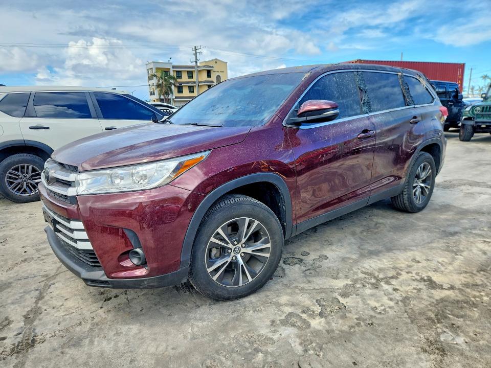 TOYOTA HIGHLANDER 2019 with VIN 5TDZARFHXKS058767 - Photo from auction