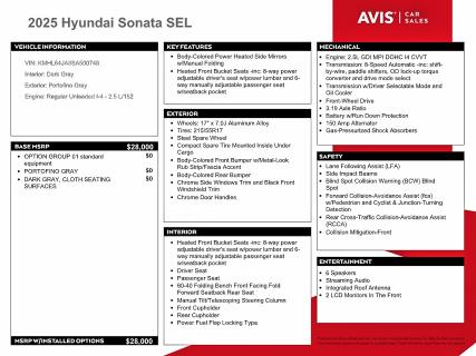 Photo 12 from auction – 2025 HYUNDAI SONATA with VIN KMHL64JA8SA500748