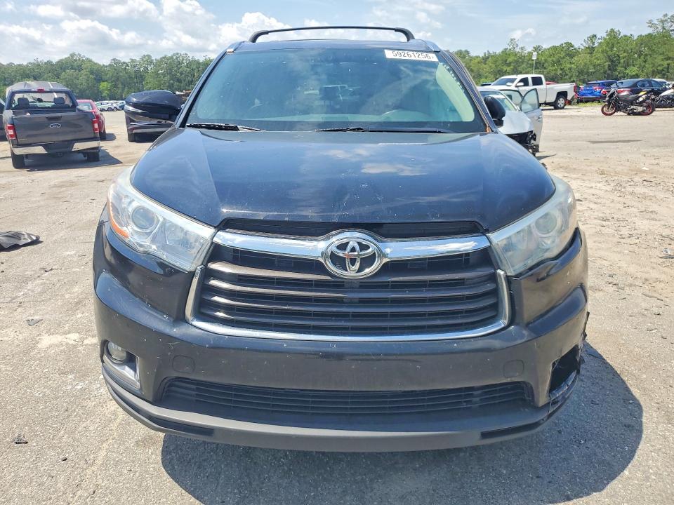 Photo 5 from auction – 2015 TOYOTA HIGHLANDER with VIN 5TDDKRFH4FS139499