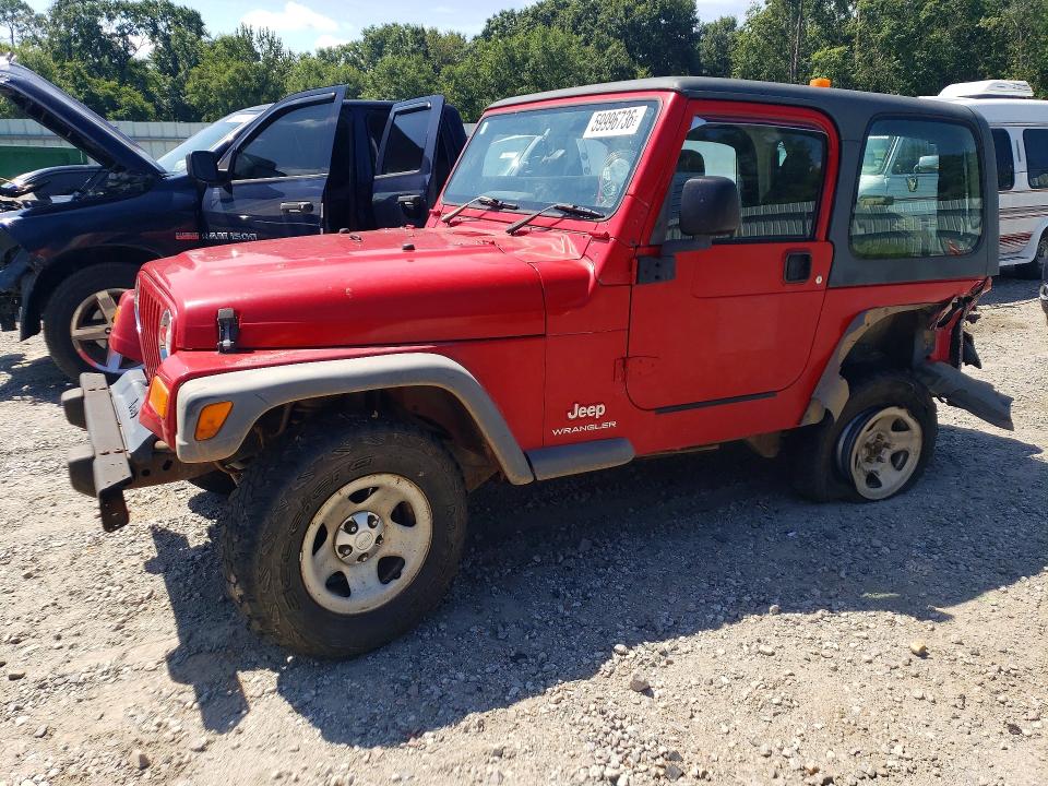 Photo 1 from auction – 2003 JEEP WRANGLER / TJ with VIN 1J4F449S93P357516