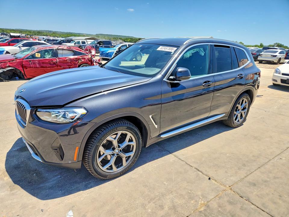 BMW X3 2022 مع رقم تعريف المركبة 5UX53DP09N9L62842 - صورة من المزاد