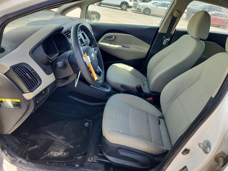 Photo 7 from auction – 2012 KIA RIO with VIN KNADM5A37C6012656