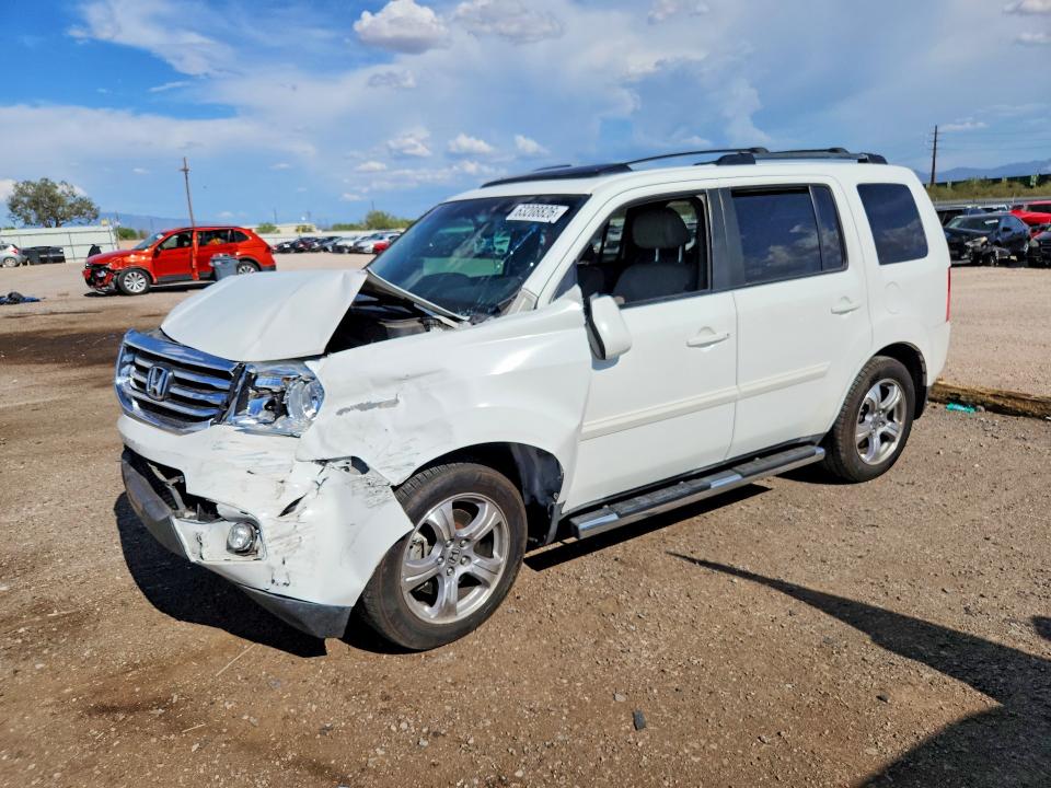 HONDA PILOT 2015 with VIN 5FNYF3H50FB014283 - Photo from auction
