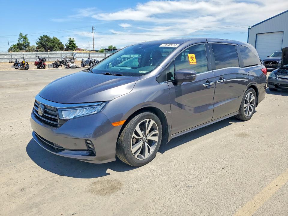 Photo 1 from auction – 2021 HONDA ODYSSEY with VIN 5FNRL6H85MB036429