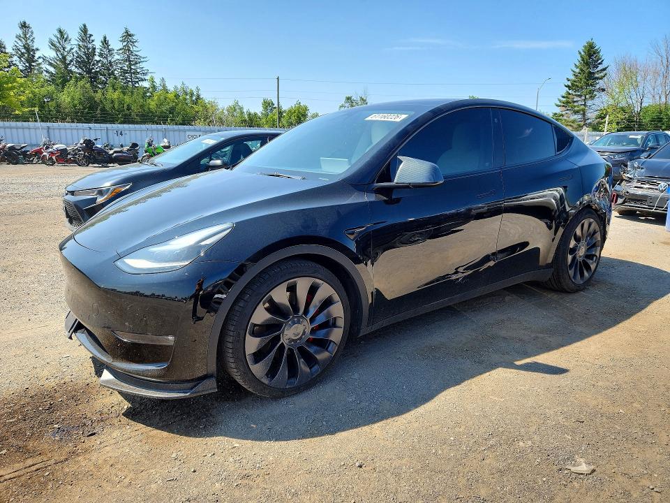 Photo 1 from auction – 2022 TESLA MODEL Y with VIN 7SAYGDEF7NF524079