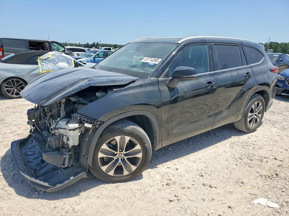 Photo 1 from auction – 2022 TOYOTA HIGHLANDER with VIN 5TDGZRAH3NS093162