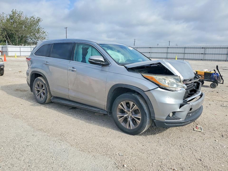 Photo 4 from auction – 2015 TOYOTA HIGHLANDER with VIN 5TDKKRFHXFS099940