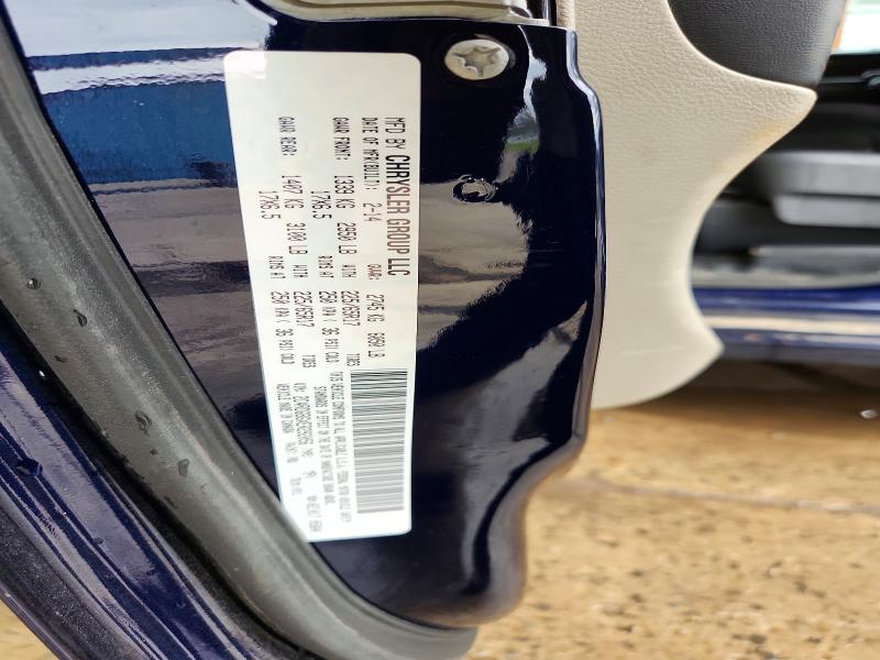 Photo 14 from auction – 2014 DODGE GRAND CARAVAN with VIN 2C4RDGBGXER292056