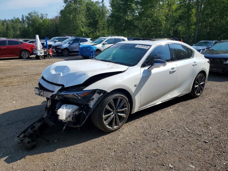 LEXUS IS 2021 with VIN JTHG81F2XM5043838 - Photo from auction